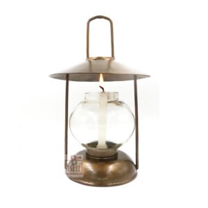 Candle Holder Lamp Iron + Glass 300mm #2811