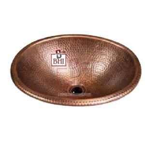 Copper Kitchen Wash Basin 20x16x6.5 Inch#3432
