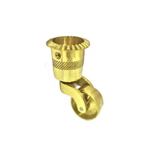 Brass Round Cup Castor 32mm #3496