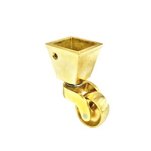 Brass Square Cup Castor 38mm#3497