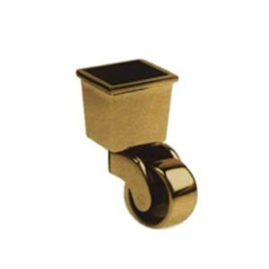Brass Large Square Cup Castor 50mm #3500