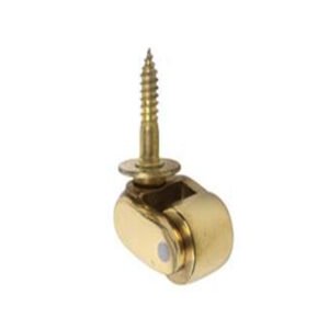 Brass Screw Plate Castor 32mm # 3514