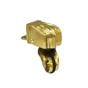 Brass Box Castor 32mm #3520