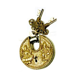 Shutter Lock -Laxmi -Ganesh 70mm #3839