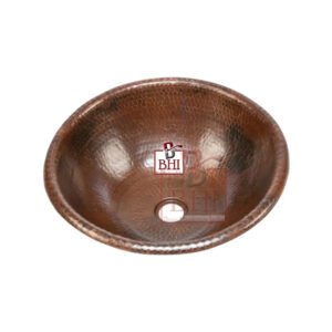 COPPER WASH BASIN 18x6 Inch#5062