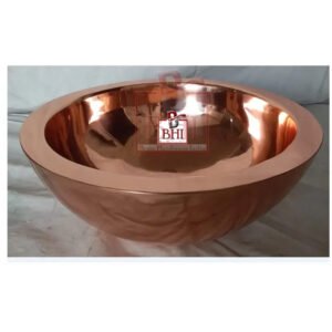 COPPER WASH BASIN 16x6 Inch#5063