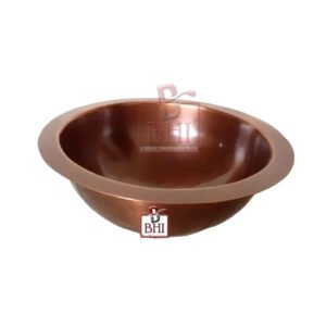 COPPER WASH BASIN 16x6 Inch#5064