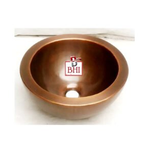 COPPER WASH BASIN 16x6 Inch #5065