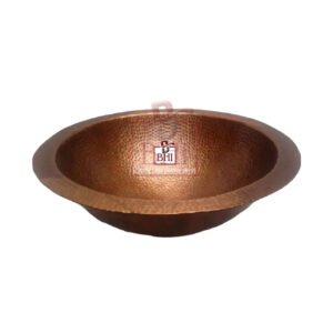 COPPER WASH BASIN 18x6.5 Inch #5068