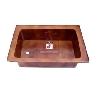 Copper Kitchen Sink 30x20x10 Inch #5069