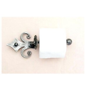 Cast Iron Retro Collections Traditional Toilet Paper Holder - Wall Mounted -Toilet Paper Holder for Bathroom Natural Finish #6368