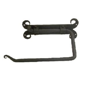 Cast Iron Retro Collections Traditional FDL Toilet Paper Holder - Wall Mounted -Toilet Paper Holder for Bathroom Black Finish 180mm #1382