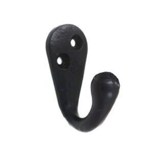 Cast Iron Coat Hook 55mm #1674 Black Finish