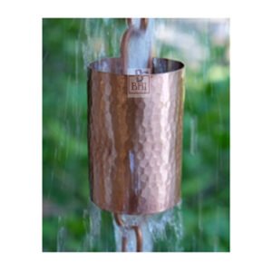 Copper Rain Chain Kenchiku Cups 8.5 Foot #7668