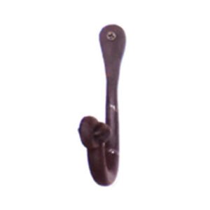 Hand Forged Wrought Iron Knot style Coat Hook Hanger 125mm #2607