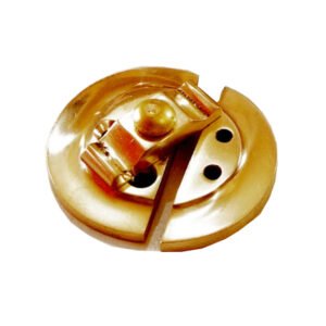 Brass Sash Lock Turn Button 40mm # 2583 Polish Brass