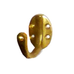 Brass Coat Hook 50mm #1697