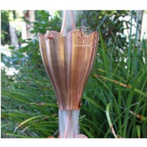 Copper Rain Chain 8.5 Foot #7655