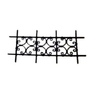Speak-Easy Decorative Door Cast Iron Grill for Peephole and Door Viewer in Home 920mm #2798 Black Powder Coated