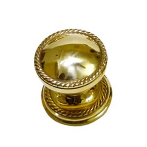 BRASS DOOR KNOB FIXED ROPE DESIGN 60mm # 1995