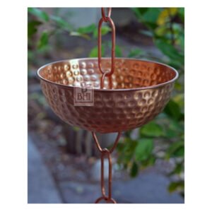 Copper Rain Chain singing bowls pure copper bowls 8.5 Foot #7664