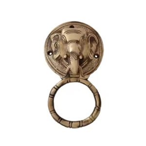 Brass Elephant Door Knocker 140mm #679