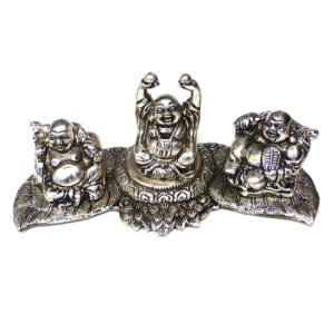 Laughing Buddha Silver Antique Combo Set 195mm #2384