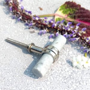 CABINET KNOB GREY MARBLE 55mm #6436 (Set of 6 Pcs)