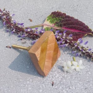 CABINET KNOB WOOD 38mm #6502 (Set of 6 Pcs)