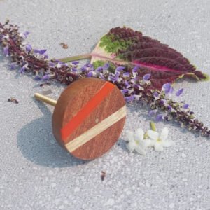 CABINET KNOB WOOD 42mm #6443 (Set of 6 Pcs)