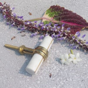 CABINET KNOB MARBLE 53mm #6445 (Set of 6 Pcs)