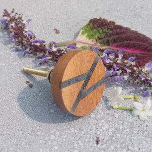 CABINET KNOB WOOD 43mm #6503 (Set of 6 Pcs)