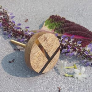 CABINET KNOB WOOD 45mm #6461 (Set of 6 Pcs)