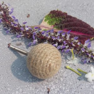 CABINET KNOB JUTE 33mm #6509 (Set of 6 Pcs)