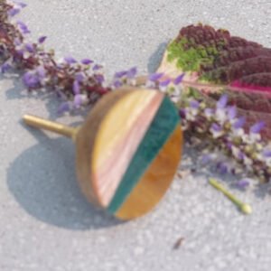 CABINET KNOB WOOD 42mm #6482 (Set of 6 Pcs)