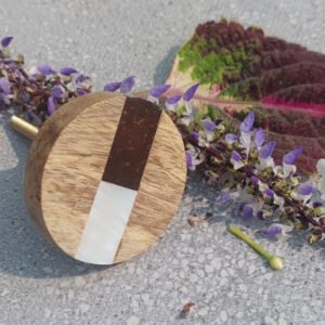 CABINET KNOB WOOD 42mm #6483 (Set of 6 Pcs)