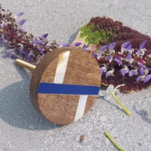 CABINET KNOB WOOD 43mm #6490 (Set of 6 Pcs)