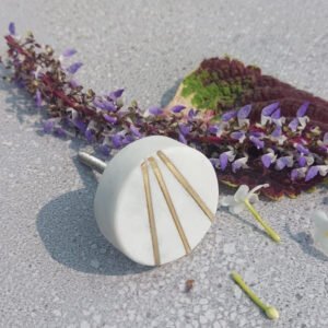 CABINET KNOB MARBLE 36mm #6491 (Set of 6 Pcs)