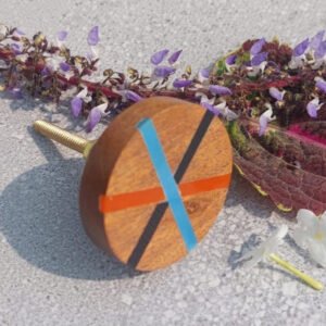 CABINET KNOB WOOD 43mm #6510 (Set of 6 Pcs)