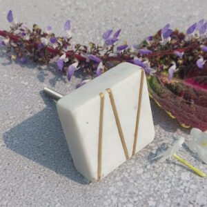 CABINET KNOB MARBLE 36mm #6518 (Set of 6 Pcs)