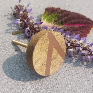 CABINET KNOB WOOD 43mm #6538 (Set of 6 Pcs)