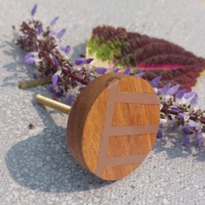 CABINET KNOB WOOD 42mm #6536 (Set of 6 Pcs)