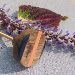 Cabinet Knob Wood 41mm #6537 (Set of 6 Pcs)