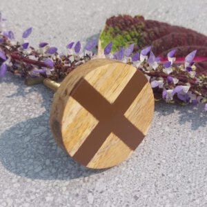 CABINET KNOB WOOD 42mm #6543 (Set of 6 Pcs)