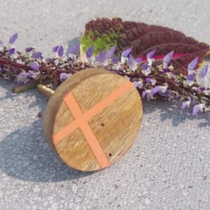 CABINET KNOB WOOD 42mm #6544 (Set of 6 Pcs)