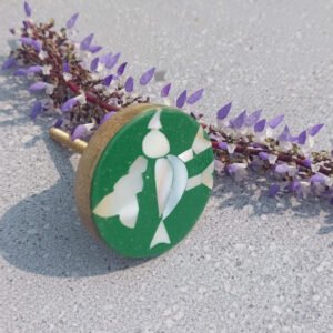 CABINET KNOB WOOD 42mm #6555 (Set of 6 Pcs)