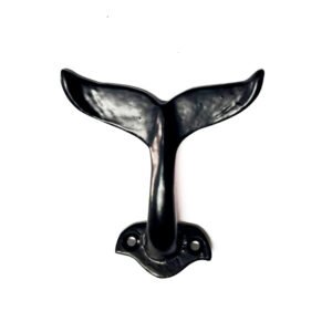 Cast Iron Coat Hook"Fish Tail" Style 90mm #9206