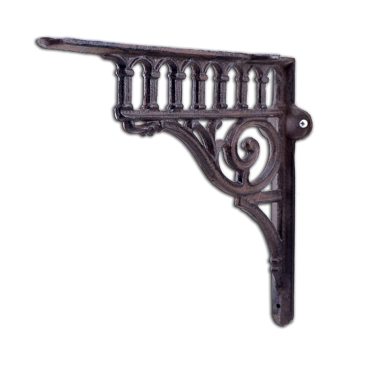 Decorative Victorian Scrollwork Cast Iron Shelf Bracket 235mm #8166 - Image 3