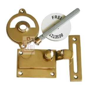 Brass Bathroom Latch Set #8398