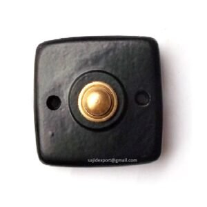 Cast Iron Door Bell Push Button Square 60mm #1043